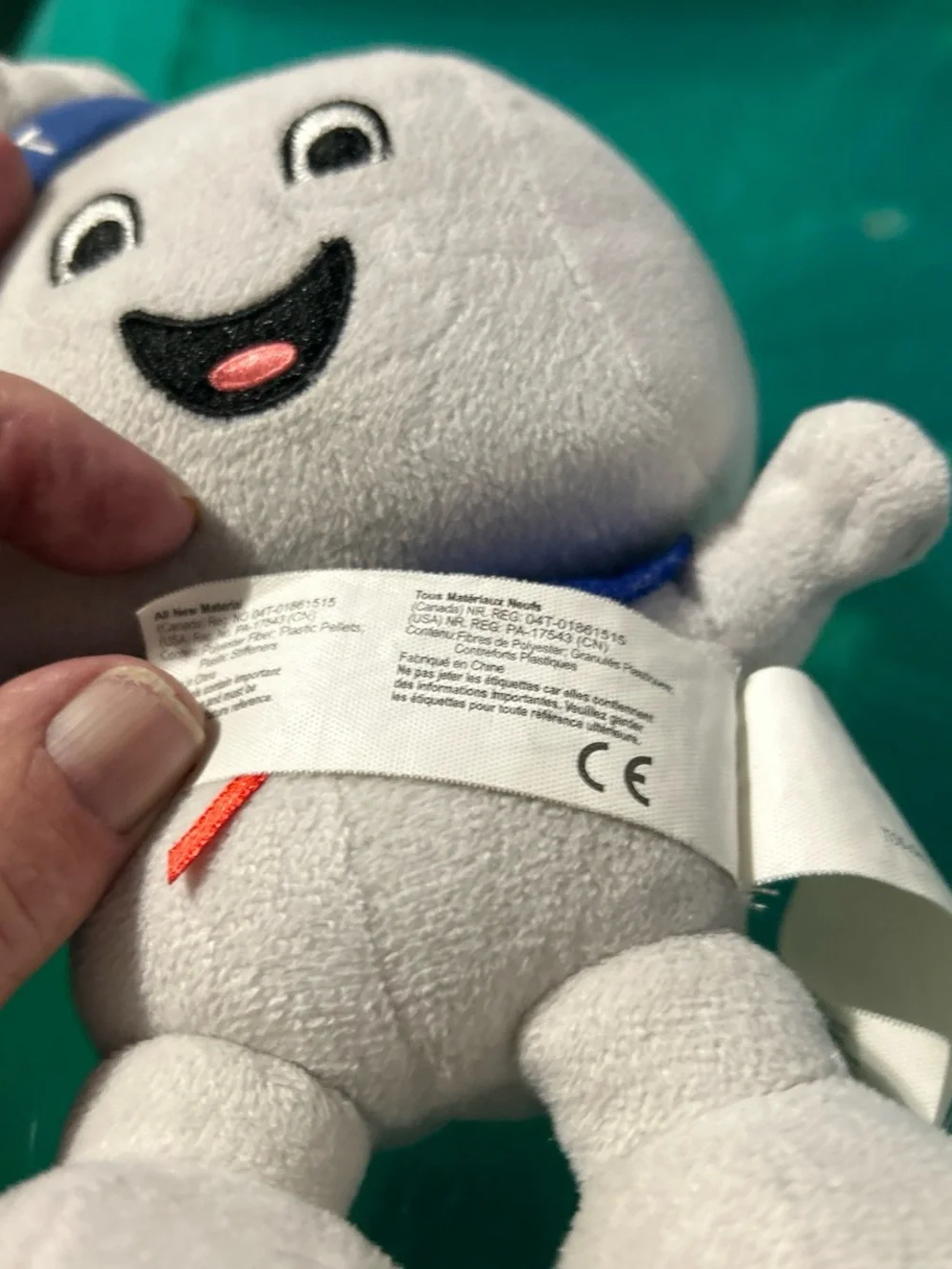 Underground White Sailor Plush with Blue Collar and Red Accent